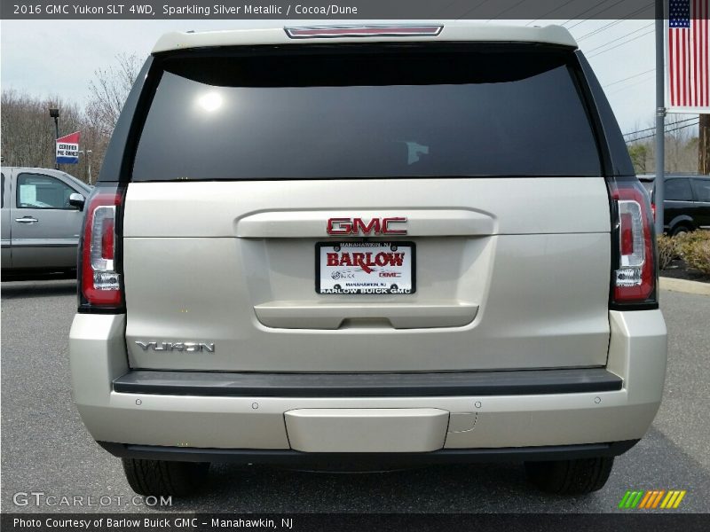 Sparkling Silver Metallic / Cocoa/Dune 2016 GMC Yukon SLT 4WD