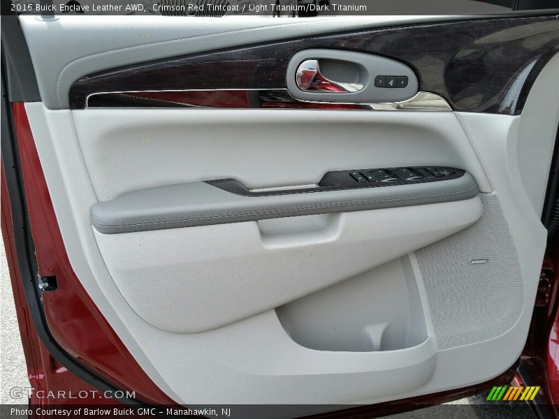 Crimson Red Tintcoat / Light Titanium/Dark Titanium 2016 Buick Enclave Leather AWD