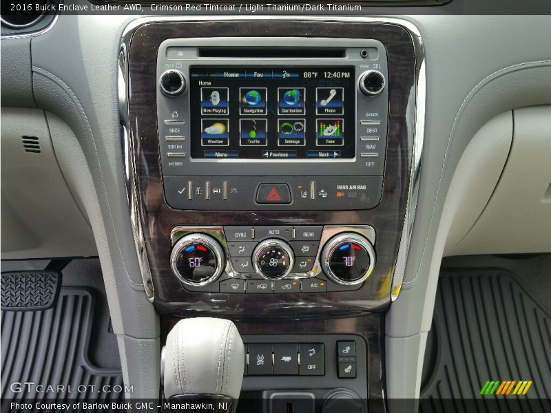 Crimson Red Tintcoat / Light Titanium/Dark Titanium 2016 Buick Enclave Leather AWD