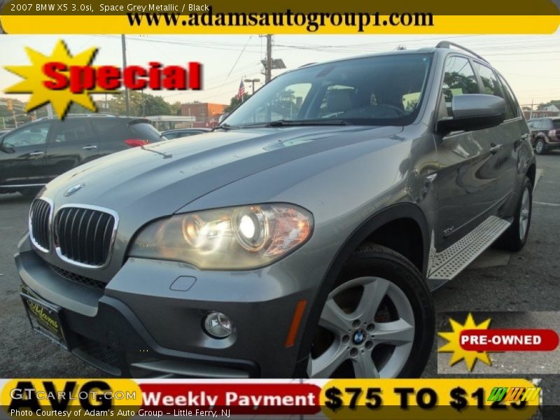 Space Grey Metallic / Black 2007 BMW X5 3.0si