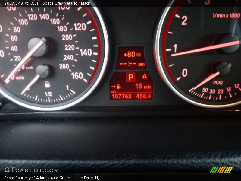 Space Grey Metallic / Black 2007 BMW X5 3.0si