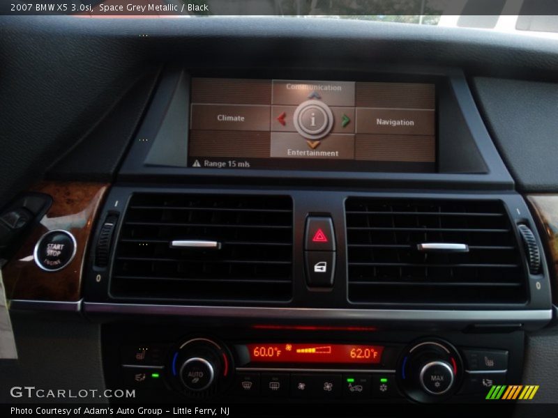 Space Grey Metallic / Black 2007 BMW X5 3.0si