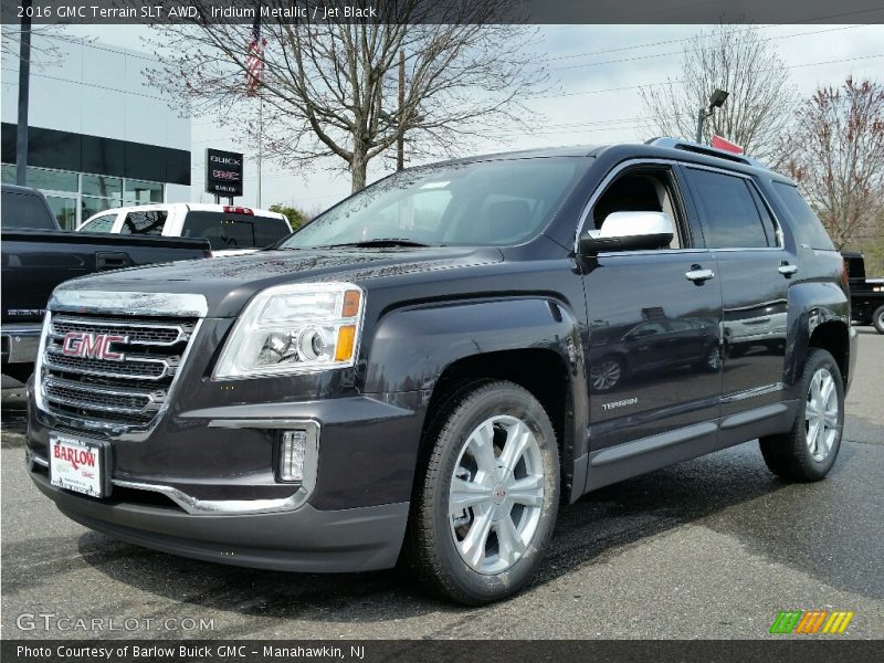 Iridium Metallic / Jet Black 2016 GMC Terrain SLT AWD