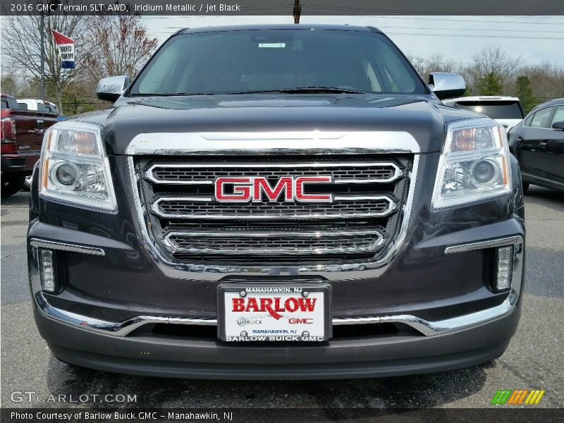 Iridium Metallic / Jet Black 2016 GMC Terrain SLT AWD
