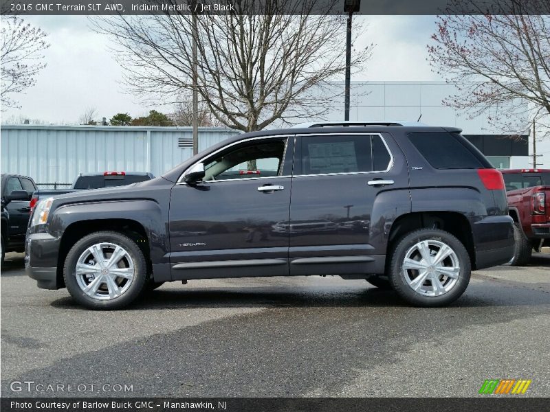 Iridium Metallic / Jet Black 2016 GMC Terrain SLT AWD