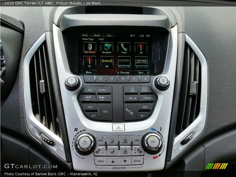 Iridium Metallic / Jet Black 2016 GMC Terrain SLT AWD
