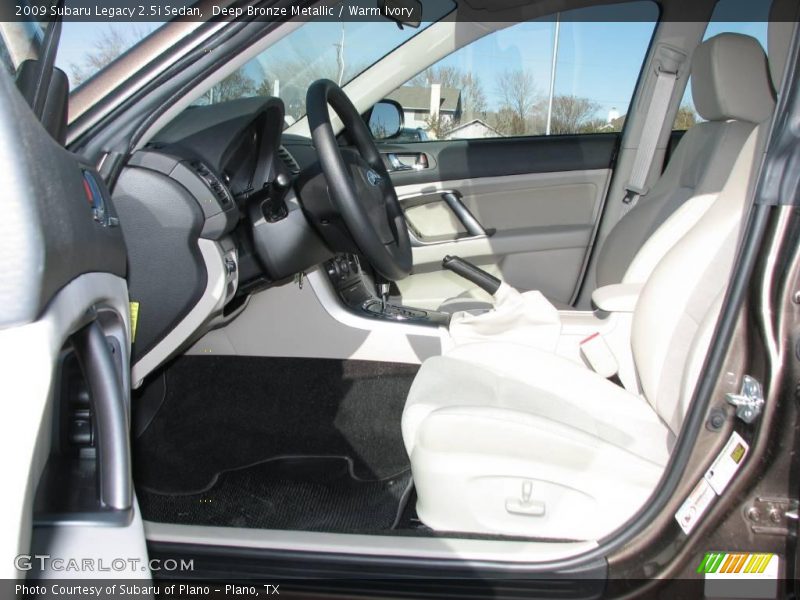 Deep Bronze Metallic / Warm Ivory 2009 Subaru Legacy 2.5i Sedan