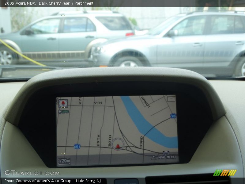Dark Cherry Pearl / Parchment 2009 Acura MDX