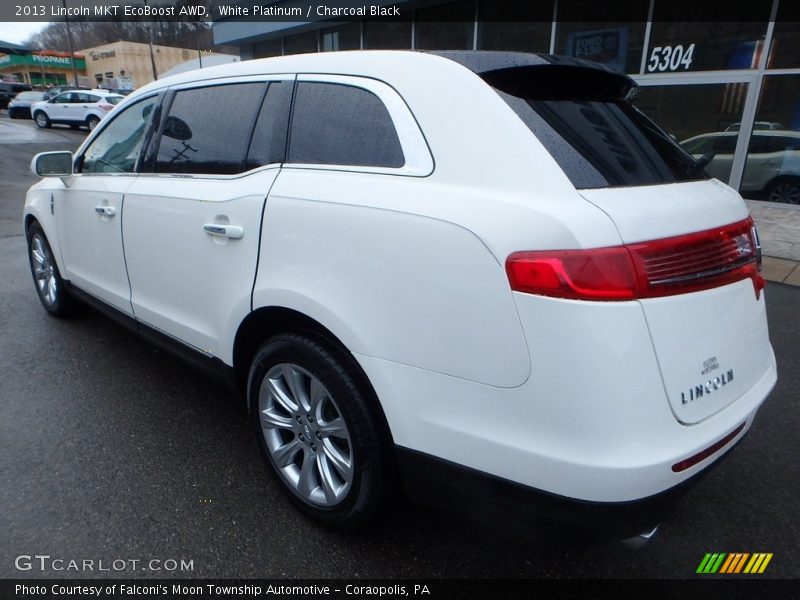 White Platinum / Charcoal Black 2013 Lincoln MKT EcoBoost AWD