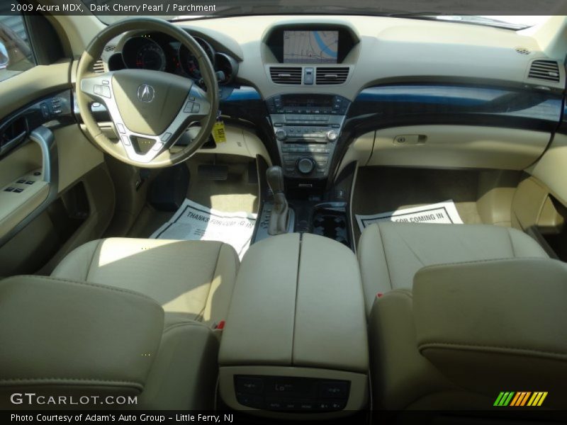 Dark Cherry Pearl / Parchment 2009 Acura MDX