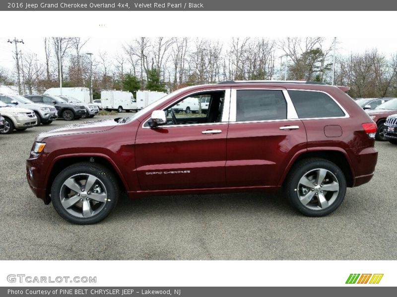  2016 Grand Cherokee Overland 4x4 Velvet Red Pearl