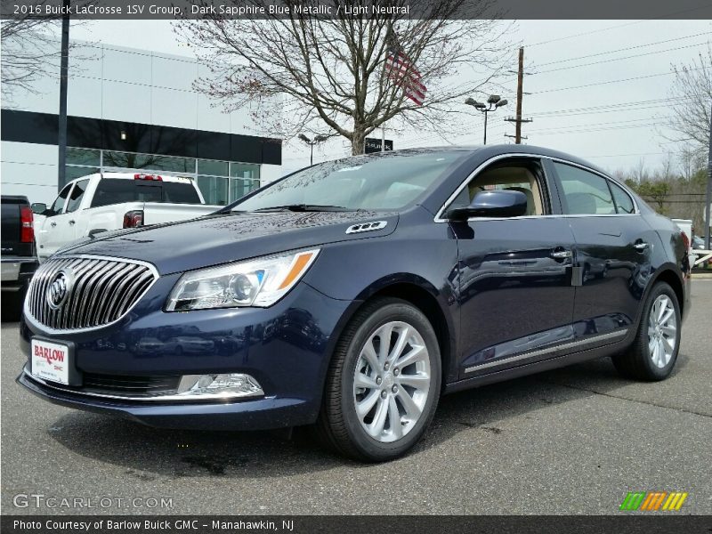 Dark Sapphire Blue Metallic / Light Neutral 2016 Buick LaCrosse 1SV Group