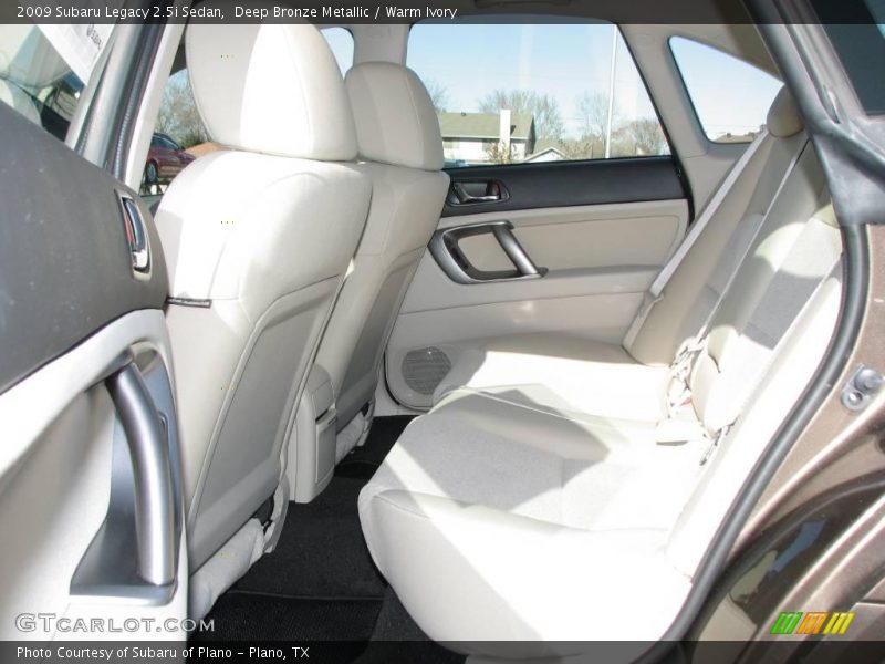 Deep Bronze Metallic / Warm Ivory 2009 Subaru Legacy 2.5i Sedan
