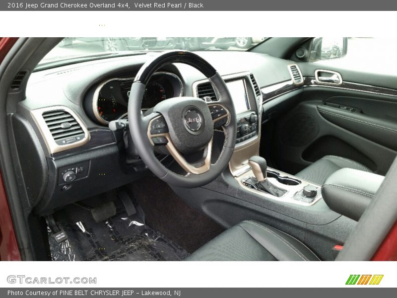 Velvet Red Pearl / Black 2016 Jeep Grand Cherokee Overland 4x4