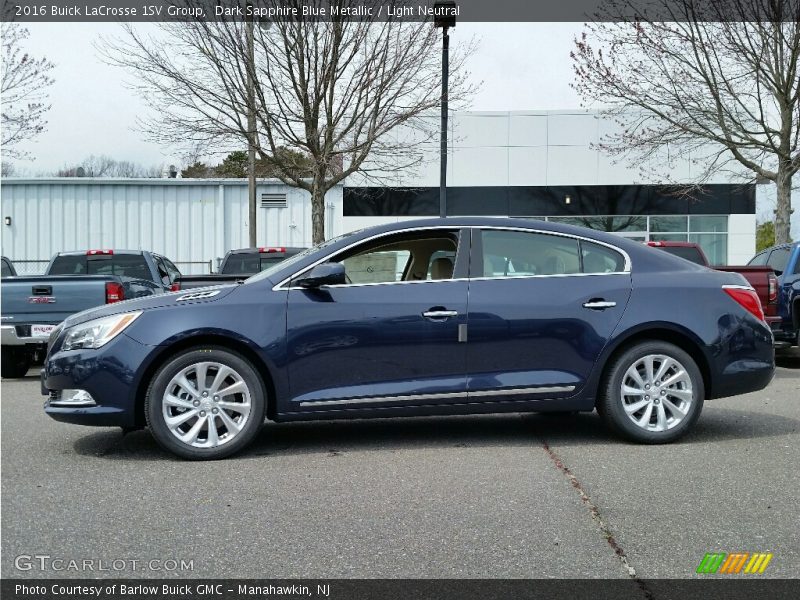 Dark Sapphire Blue Metallic / Light Neutral 2016 Buick LaCrosse 1SV Group