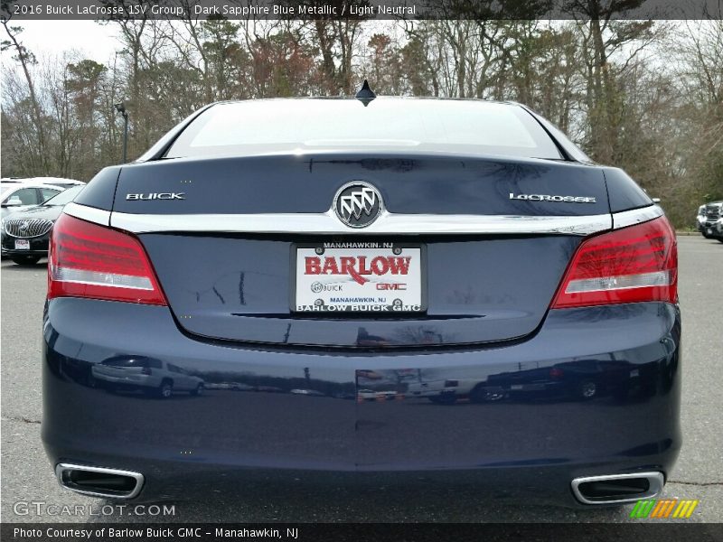 Dark Sapphire Blue Metallic / Light Neutral 2016 Buick LaCrosse 1SV Group