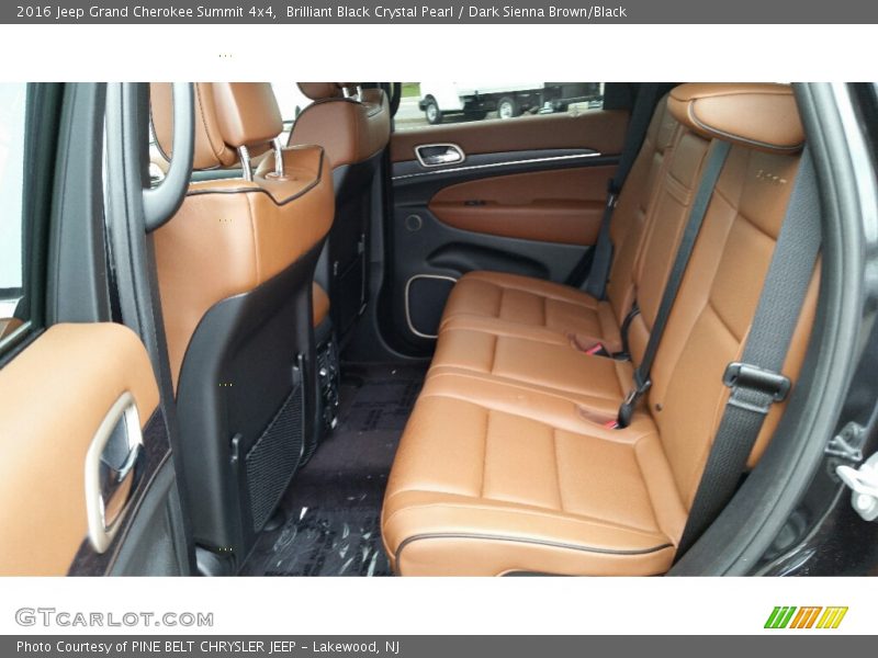 Rear Seat of 2016 Grand Cherokee Summit 4x4
