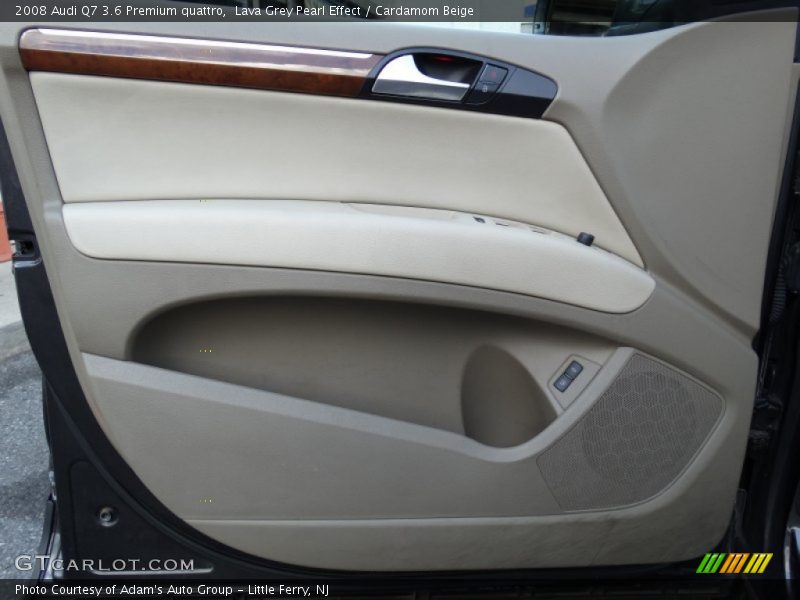 Lava Grey Pearl Effect / Cardamom Beige 2008 Audi Q7 3.6 Premium quattro