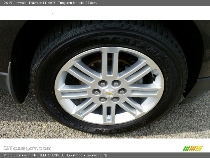 Tungsten Metallic / Ebony 2015 Chevrolet Traverse LT AWD