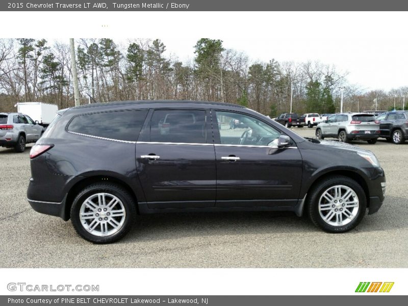 Tungsten Metallic / Ebony 2015 Chevrolet Traverse LT AWD