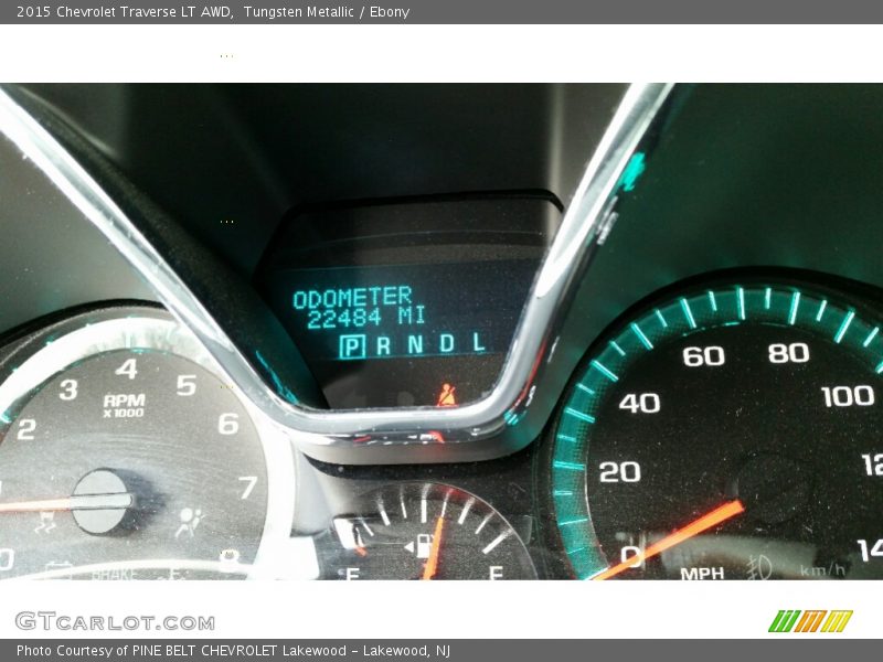 Tungsten Metallic / Ebony 2015 Chevrolet Traverse LT AWD