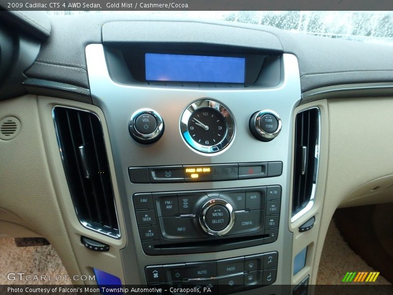 Gold Mist / Cashmere/Cocoa 2009 Cadillac CTS 4 AWD Sedan