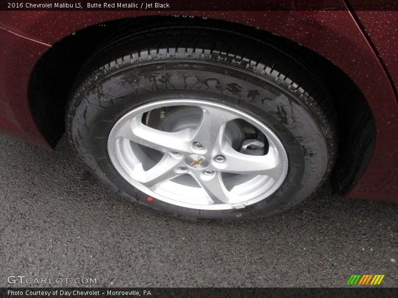Butte Red Metallic / Jet Black 2016 Chevrolet Malibu LS
