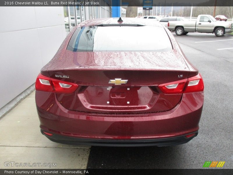 Butte Red Metallic / Jet Black 2016 Chevrolet Malibu LS