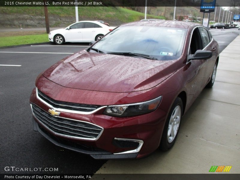 Butte Red Metallic / Jet Black 2016 Chevrolet Malibu LS