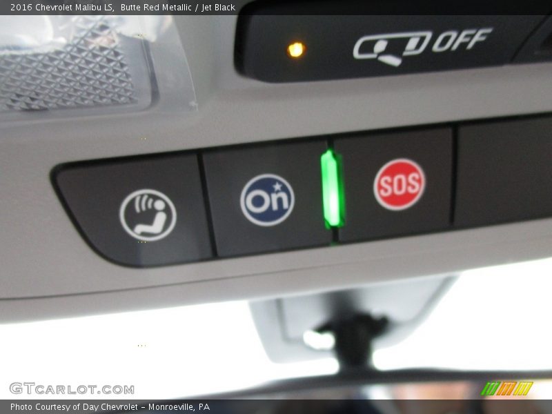 Butte Red Metallic / Jet Black 2016 Chevrolet Malibu LS