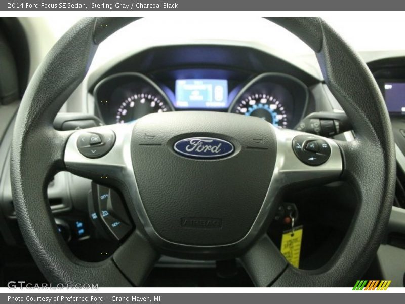 Sterling Gray / Charcoal Black 2014 Ford Focus SE Sedan