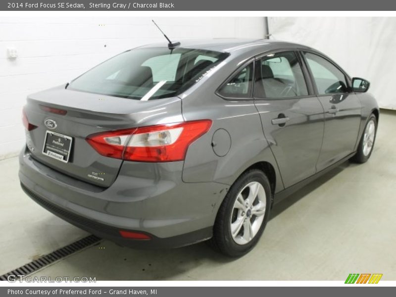 Sterling Gray / Charcoal Black 2014 Ford Focus SE Sedan