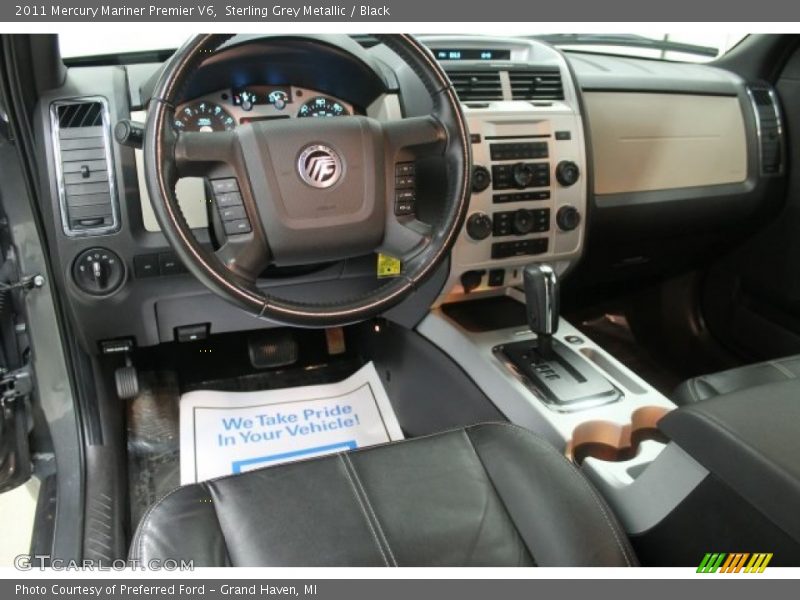 Sterling Grey Metallic / Black 2011 Mercury Mariner Premier V6