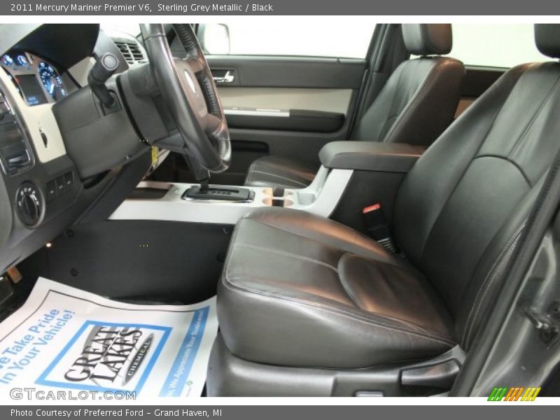 Sterling Grey Metallic / Black 2011 Mercury Mariner Premier V6