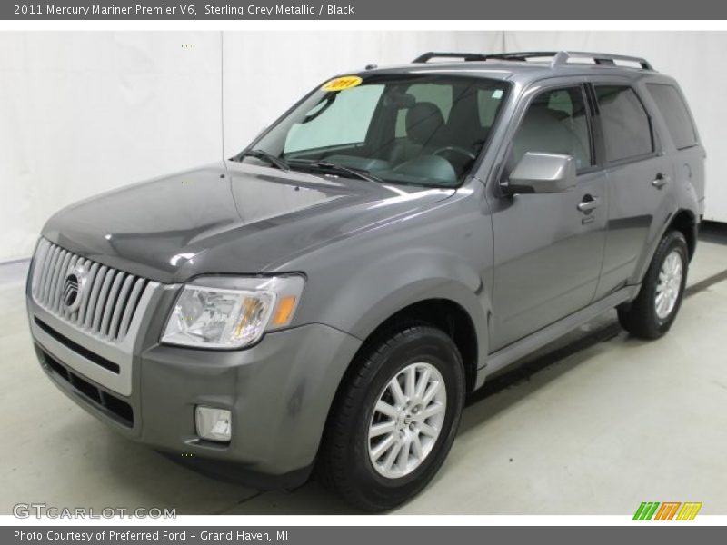Sterling Grey Metallic / Black 2011 Mercury Mariner Premier V6