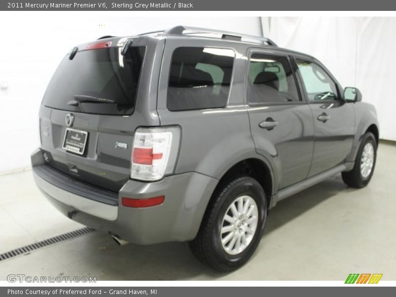 Sterling Grey Metallic / Black 2011 Mercury Mariner Premier V6