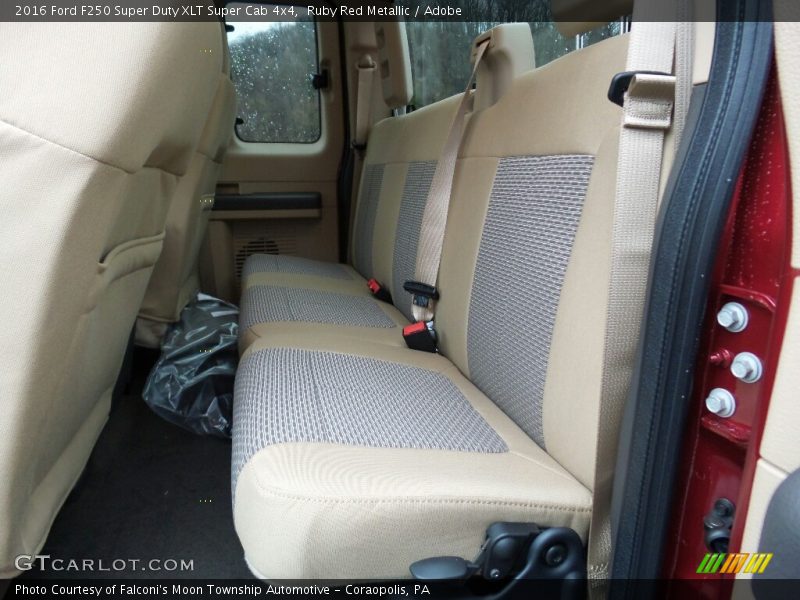 Ruby Red Metallic / Adobe 2016 Ford F250 Super Duty XLT Super Cab 4x4