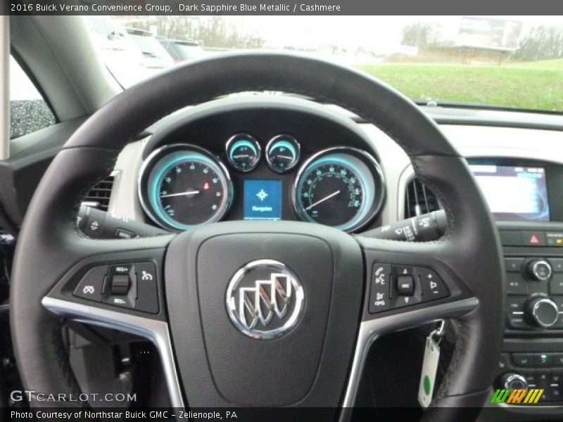 Dark Sapphire Blue Metallic / Cashmere 2016 Buick Verano Convenience Group