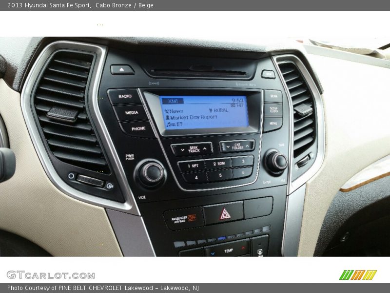 Cabo Bronze / Beige 2013 Hyundai Santa Fe Sport