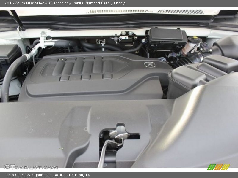 White Diamond Pearl / Ebony 2016 Acura MDX SH-AWD Technology