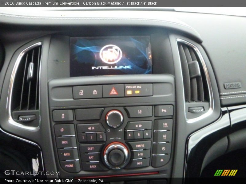 Controls of 2016 Cascada Premium Convertible