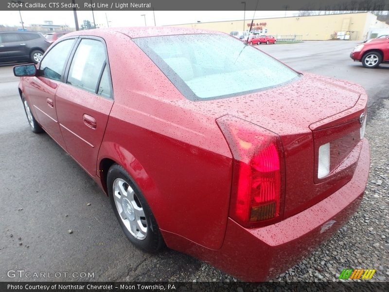 Red Line / Light Neutral 2004 Cadillac CTS Sedan