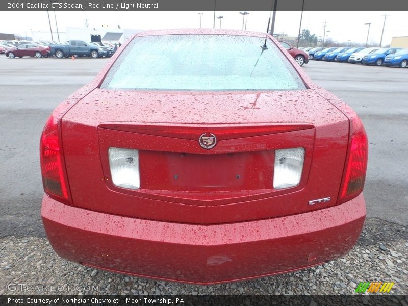 Red Line / Light Neutral 2004 Cadillac CTS Sedan