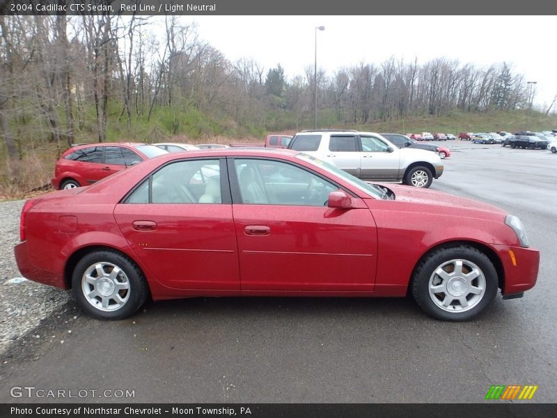 Red Line / Light Neutral 2004 Cadillac CTS Sedan