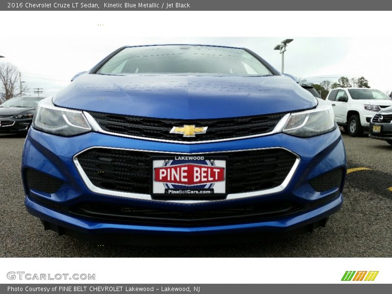 Kinetic Blue Metallic / Jet Black 2016 Chevrolet Cruze LT Sedan