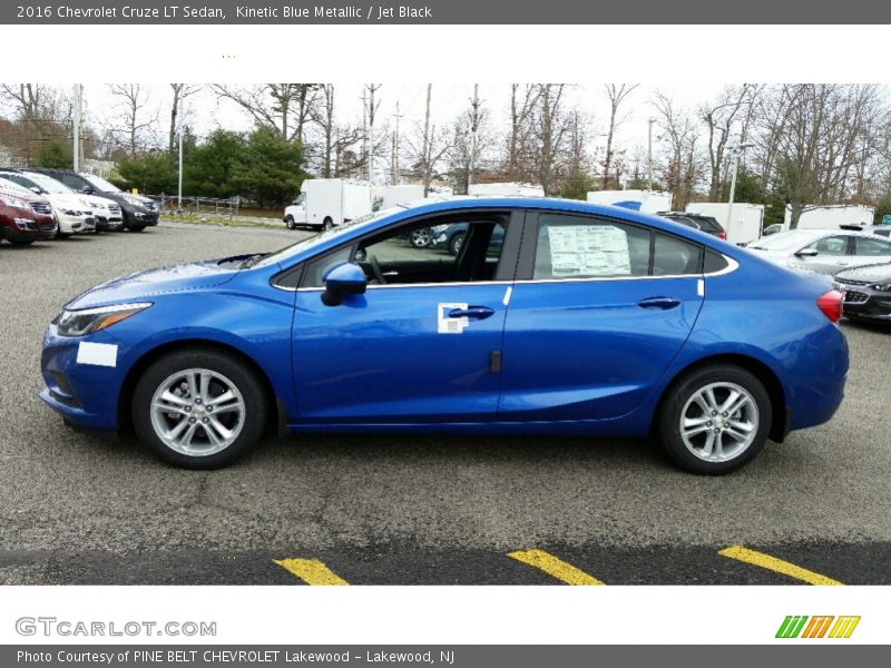 Kinetic Blue Metallic / Jet Black 2016 Chevrolet Cruze LT Sedan