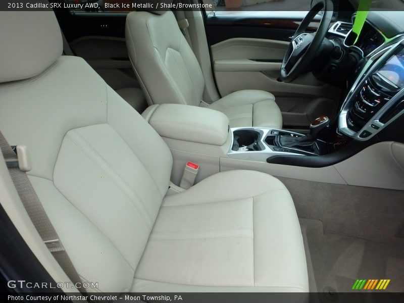 Black Ice Metallic / Shale/Brownstone 2013 Cadillac SRX Luxury AWD