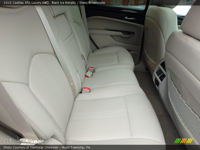 Black Ice Metallic / Shale/Brownstone 2013 Cadillac SRX Luxury AWD