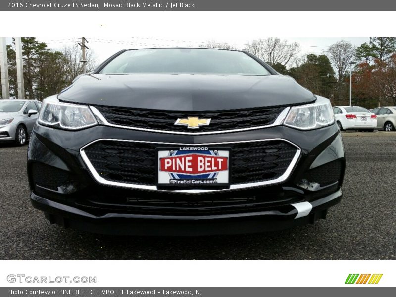 Mosaic Black Metallic / Jet Black 2016 Chevrolet Cruze LS Sedan