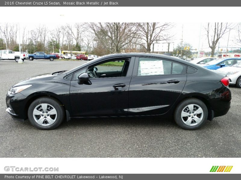 Mosaic Black Metallic / Jet Black 2016 Chevrolet Cruze LS Sedan
